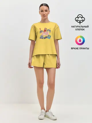 Женская пижама с шортами / Classic games