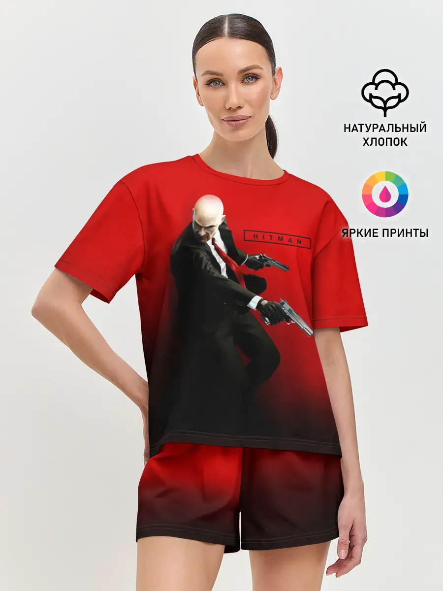 Женская пижама с шортами / Hitman_3