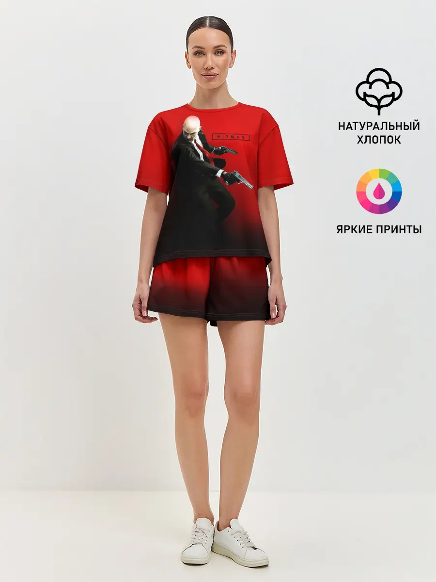 Женская пижама с шортами / Hitman_3