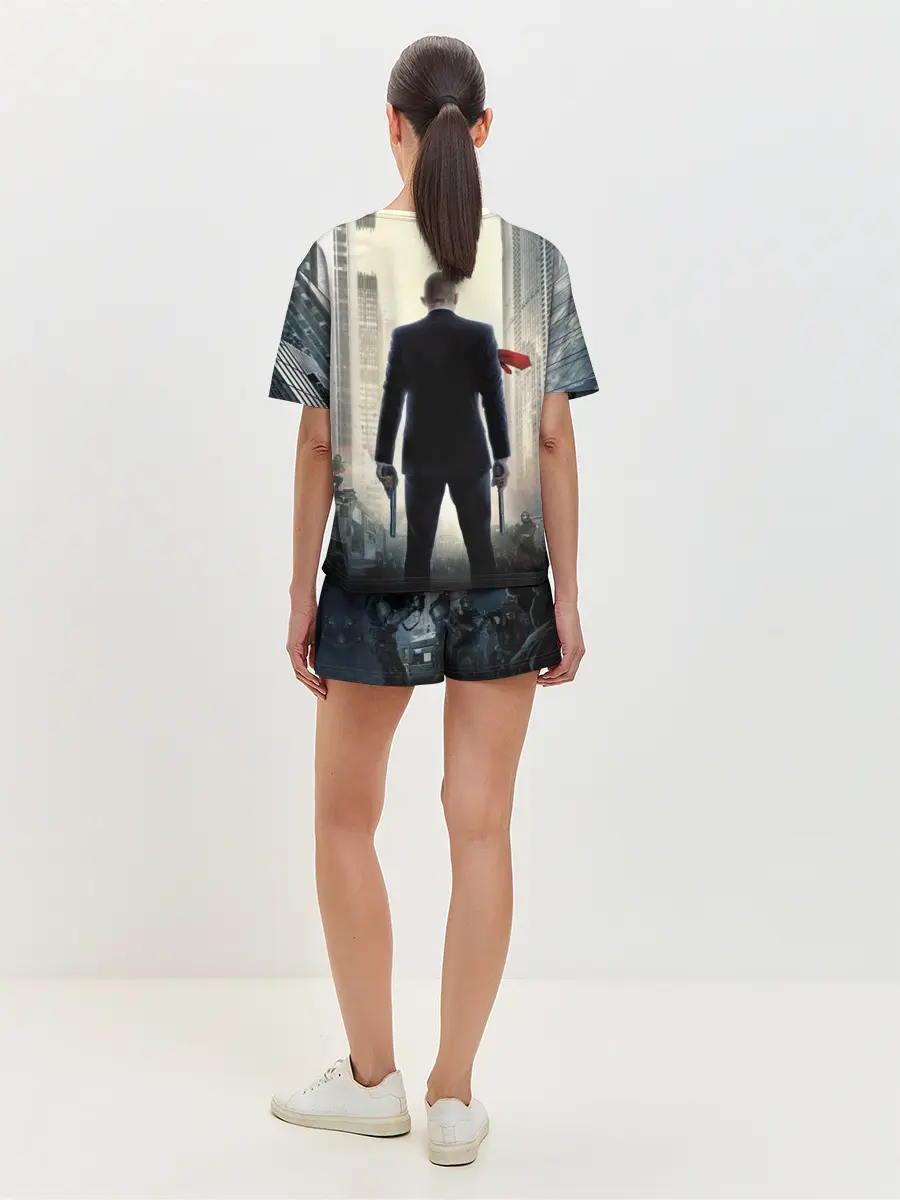 Женская пижама с шортами / Hitman _5