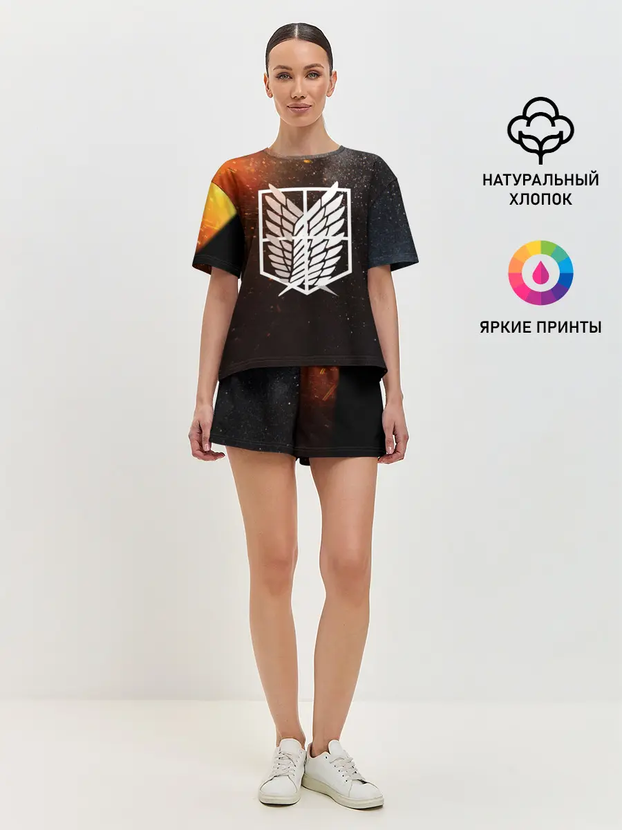 Женская пижама с шортами / АТАКА ТИТИНОВ