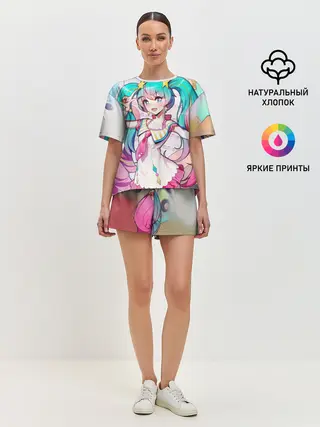 Женская пижама с шортами / Музыкальное наслаждения