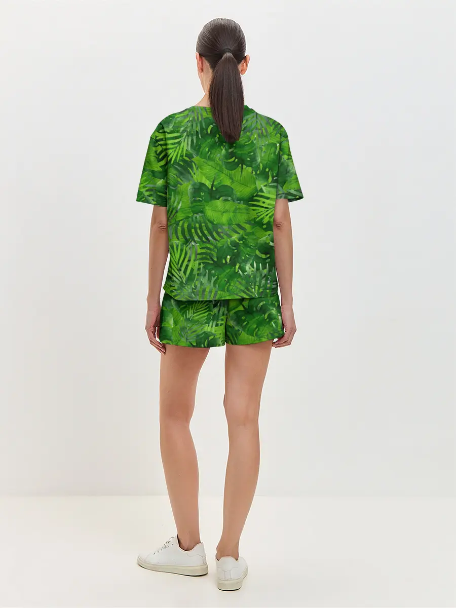 Женская пижама с шортами / Тропики