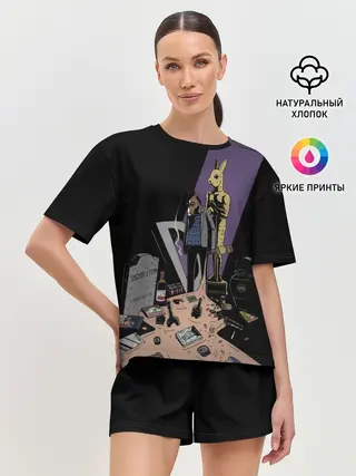 Женская пижама с шортами / Конь БоДжек #3