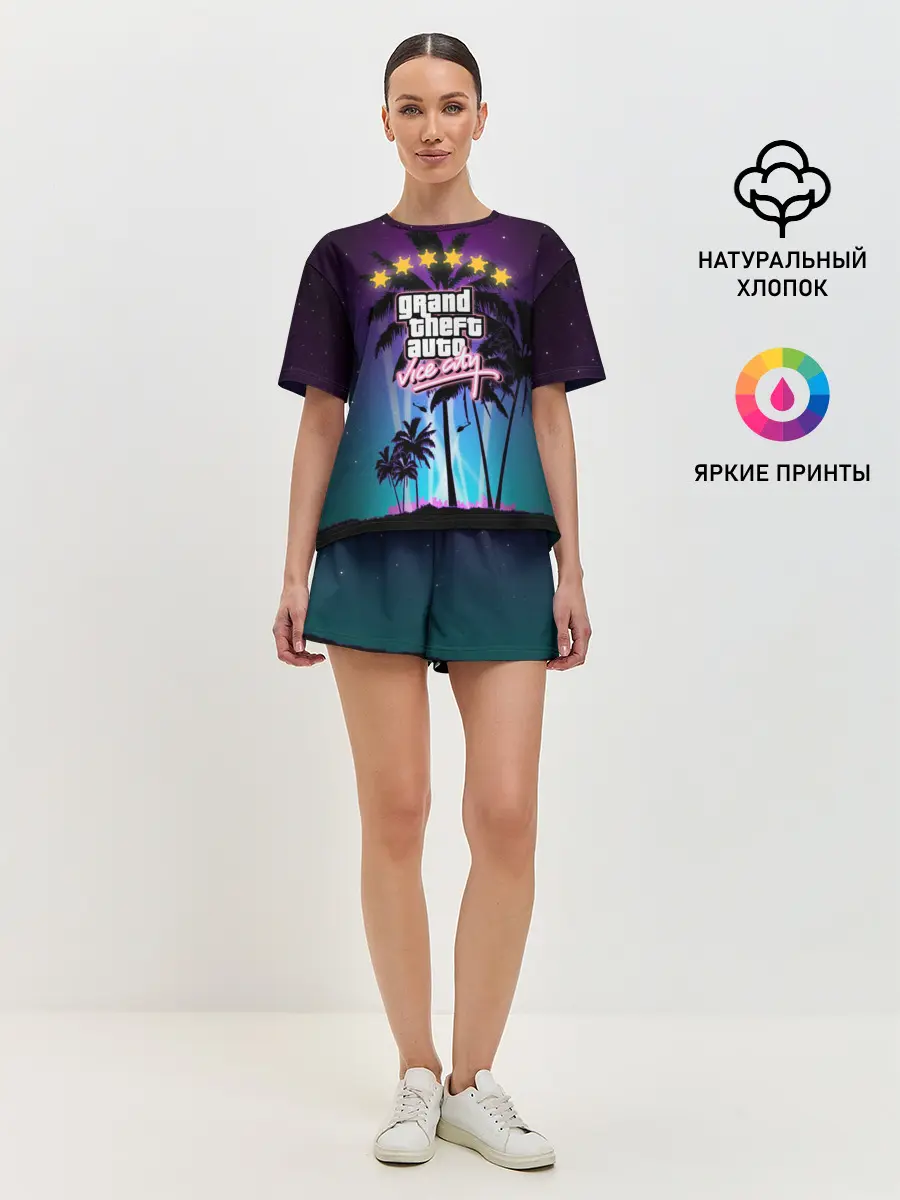 Женская пижама с шортами / GTA Vice City