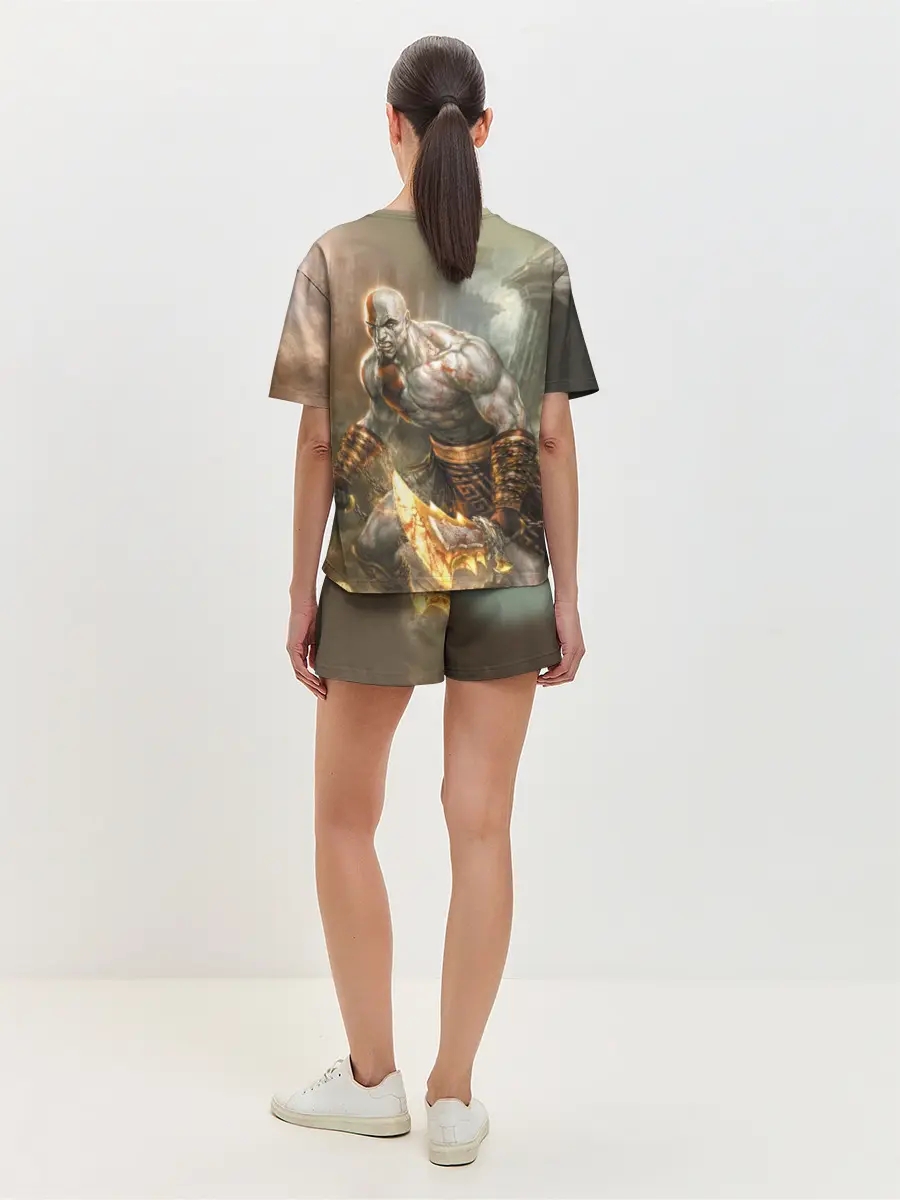 Женская пижама с шортами / God of War