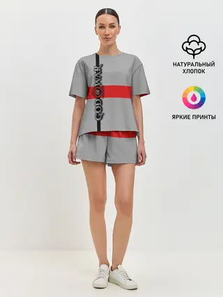 Женская пижама с шортами / God of War