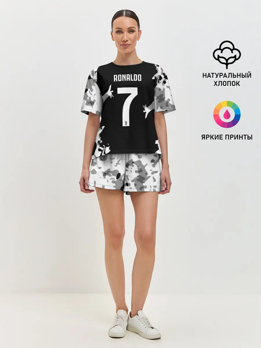 Женская пижама с шортами / RONALDO JUVE SPORT