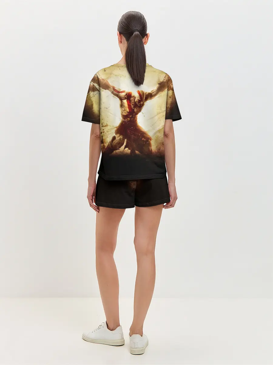 Женская пижама с шортами / God of War