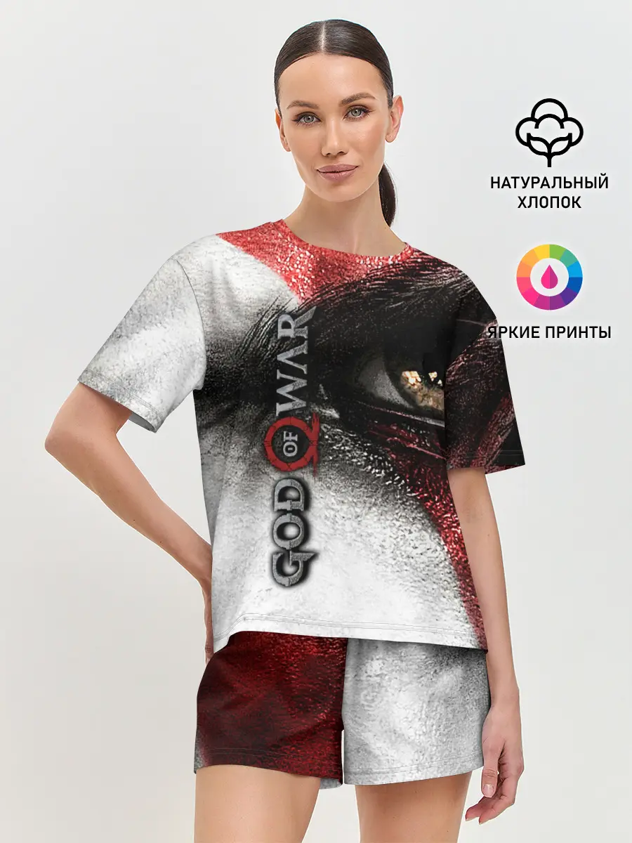 Женская пижама с шортами / God of War