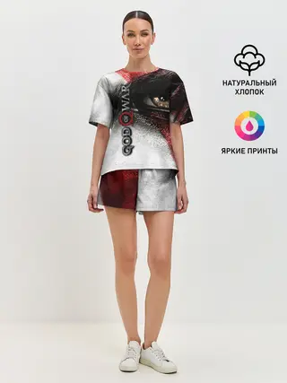 Женская пижама с шортами / God of War