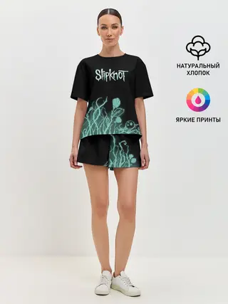 Женская пижама с шортами / Slipknot