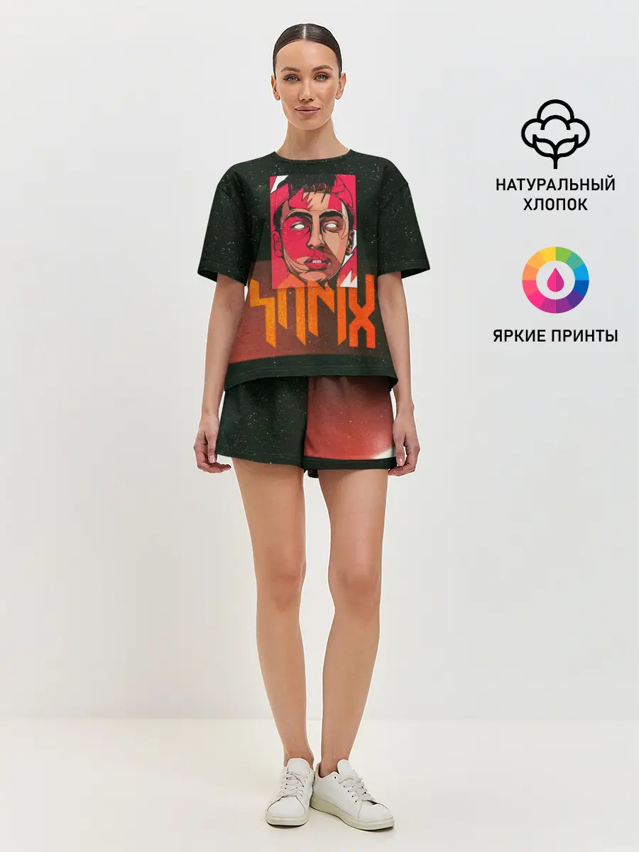 Женская пижама с шортами / Яникс