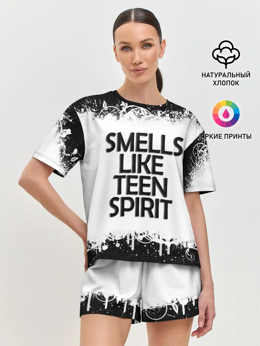 Женская пижама с шортами / Повеяло юностью