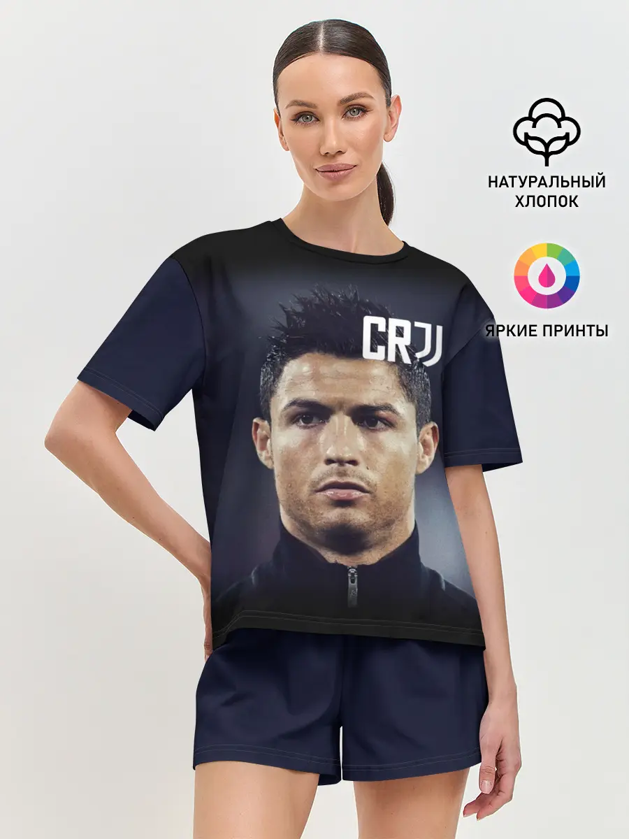 Женская пижама с шортами / RONALDO JUVE SPORT