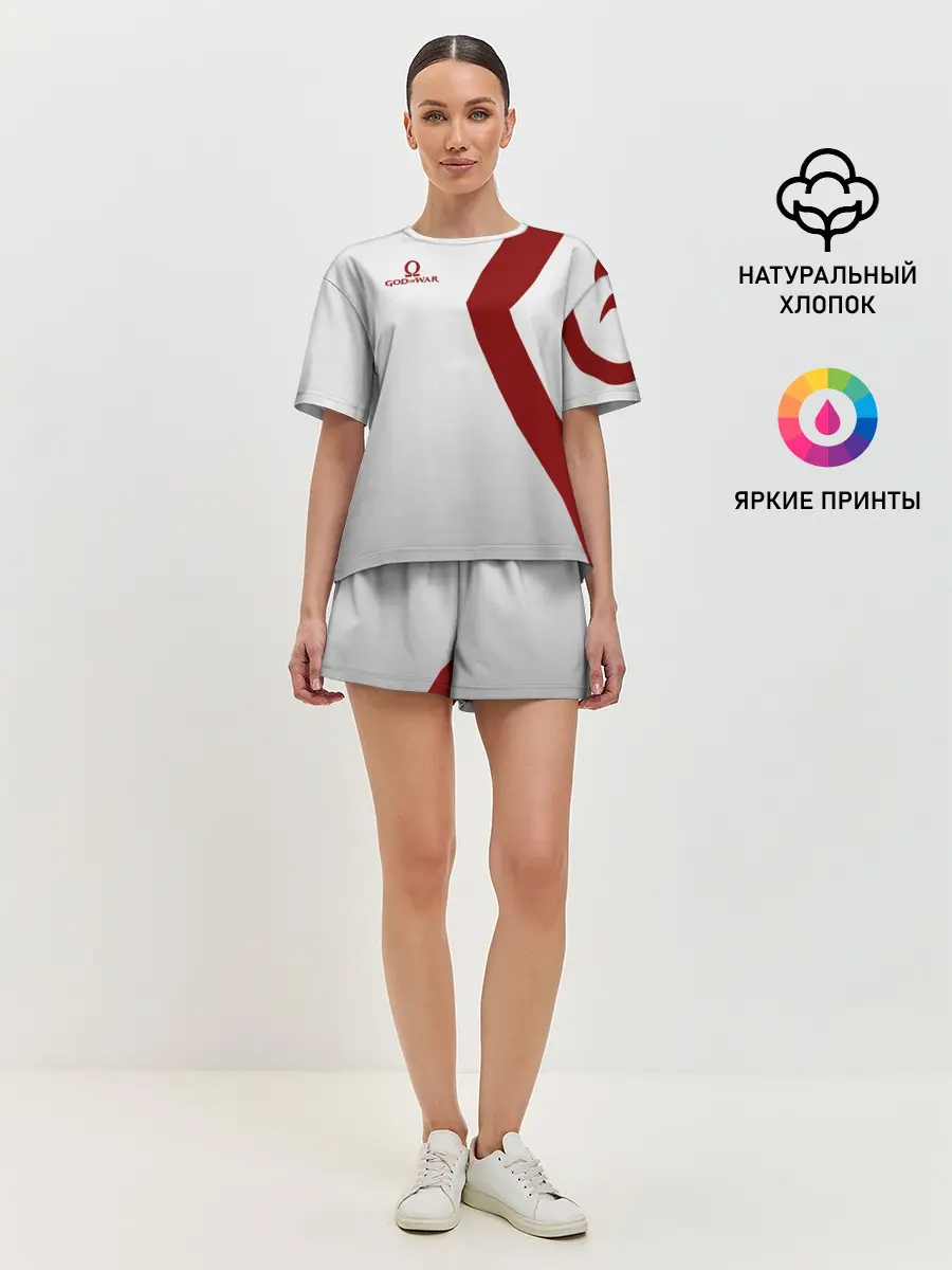 Женская пижама с шортами / GOD of WAR Татуировки Кратоса