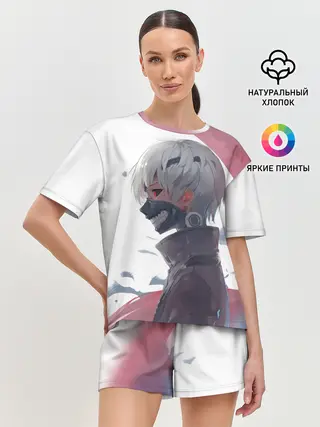 Женская пижама с шортами / Токийский гуль