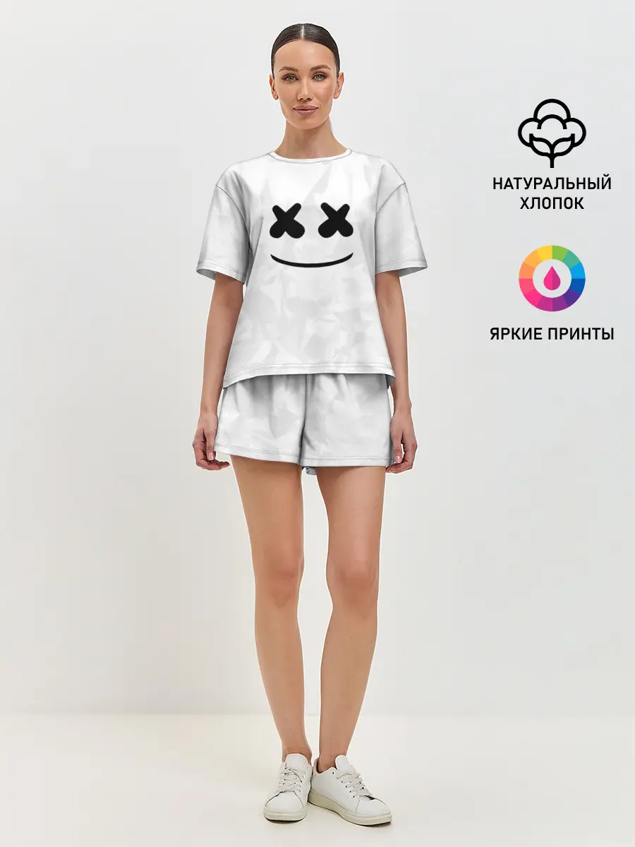 Женская пижама с шортами / MARSHMELLO