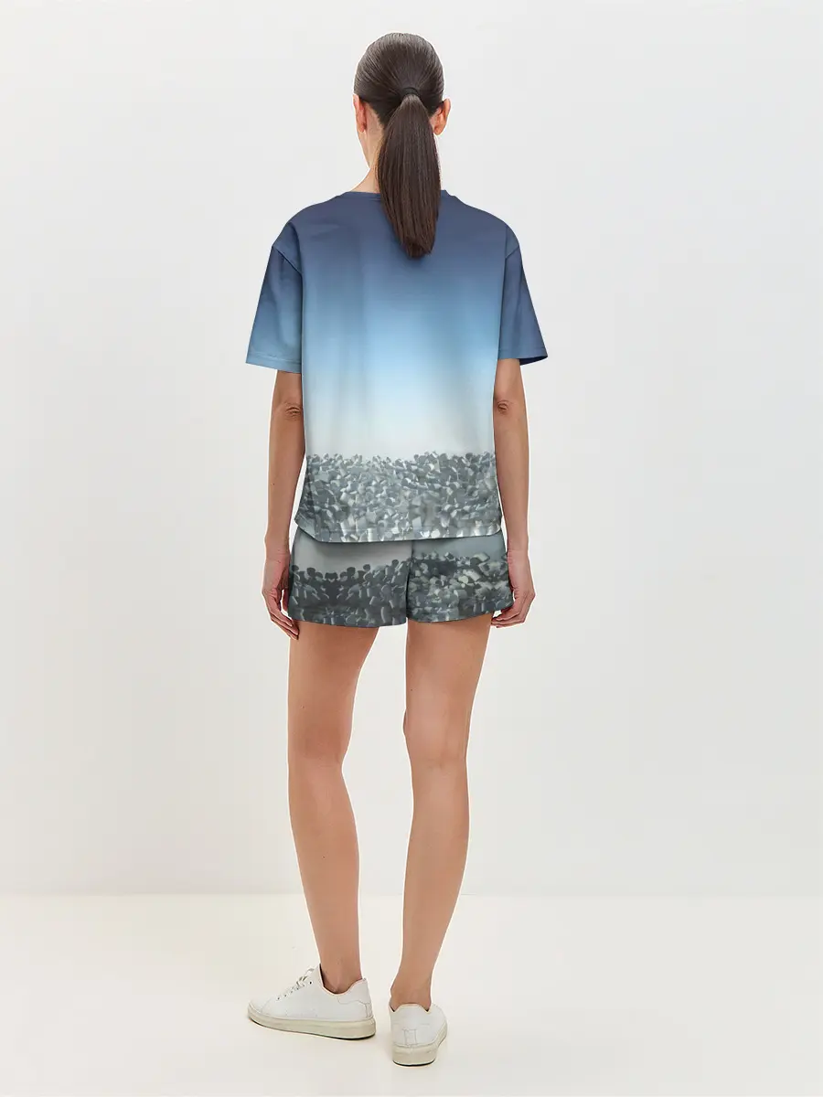 Женская пижама с шортами / Marshmello