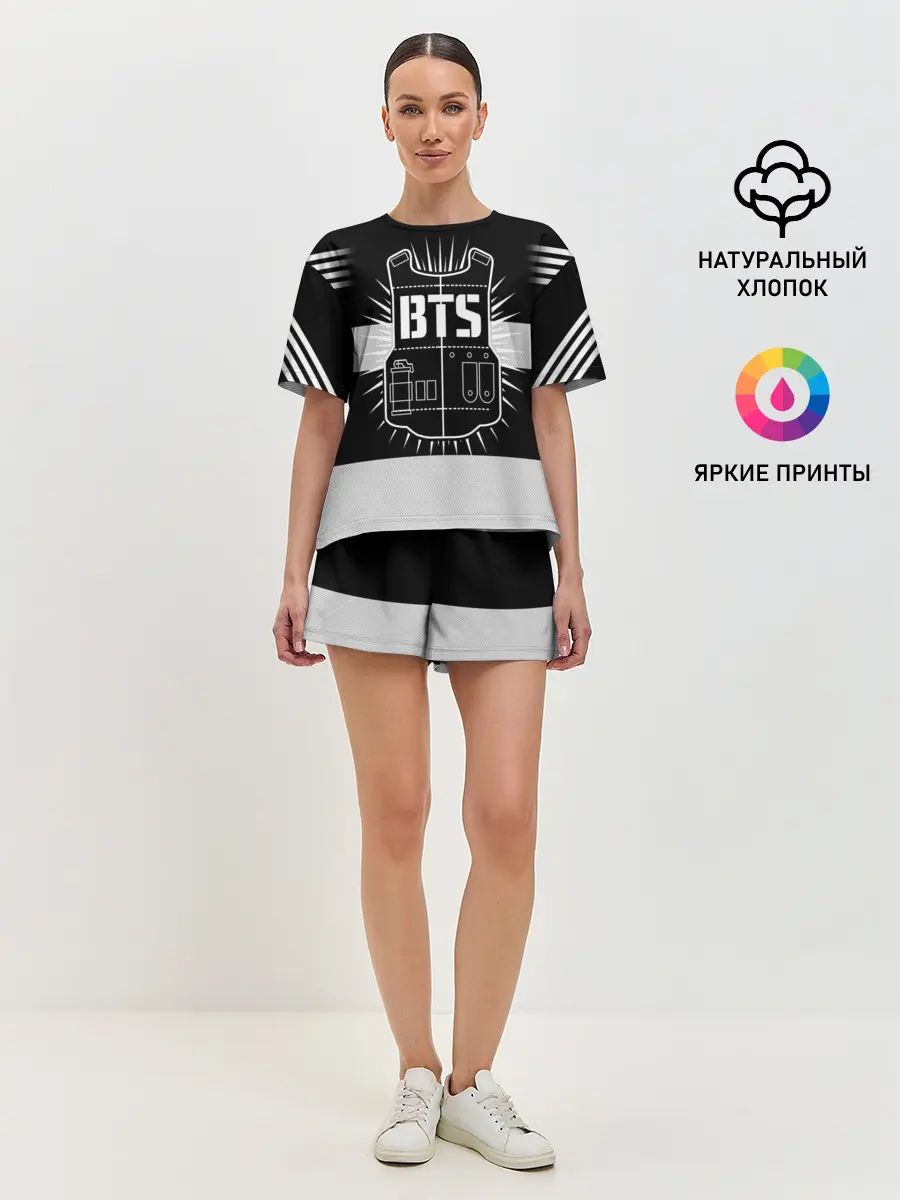 Женская пижама с шортами / BTS ARMY 97 JUNG KOOK