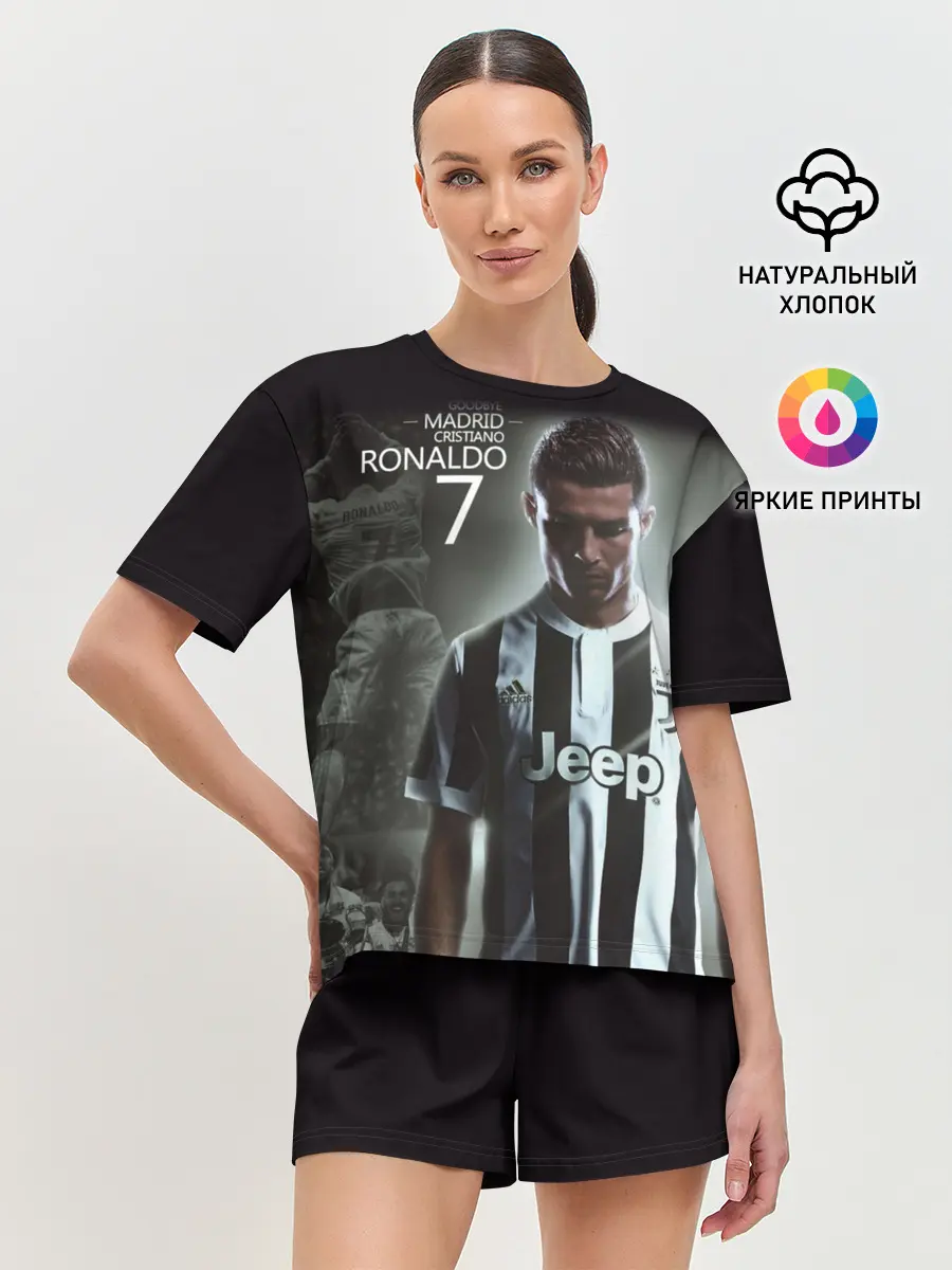 Женская пижама с шортами / RONALDO JUVE SPORT