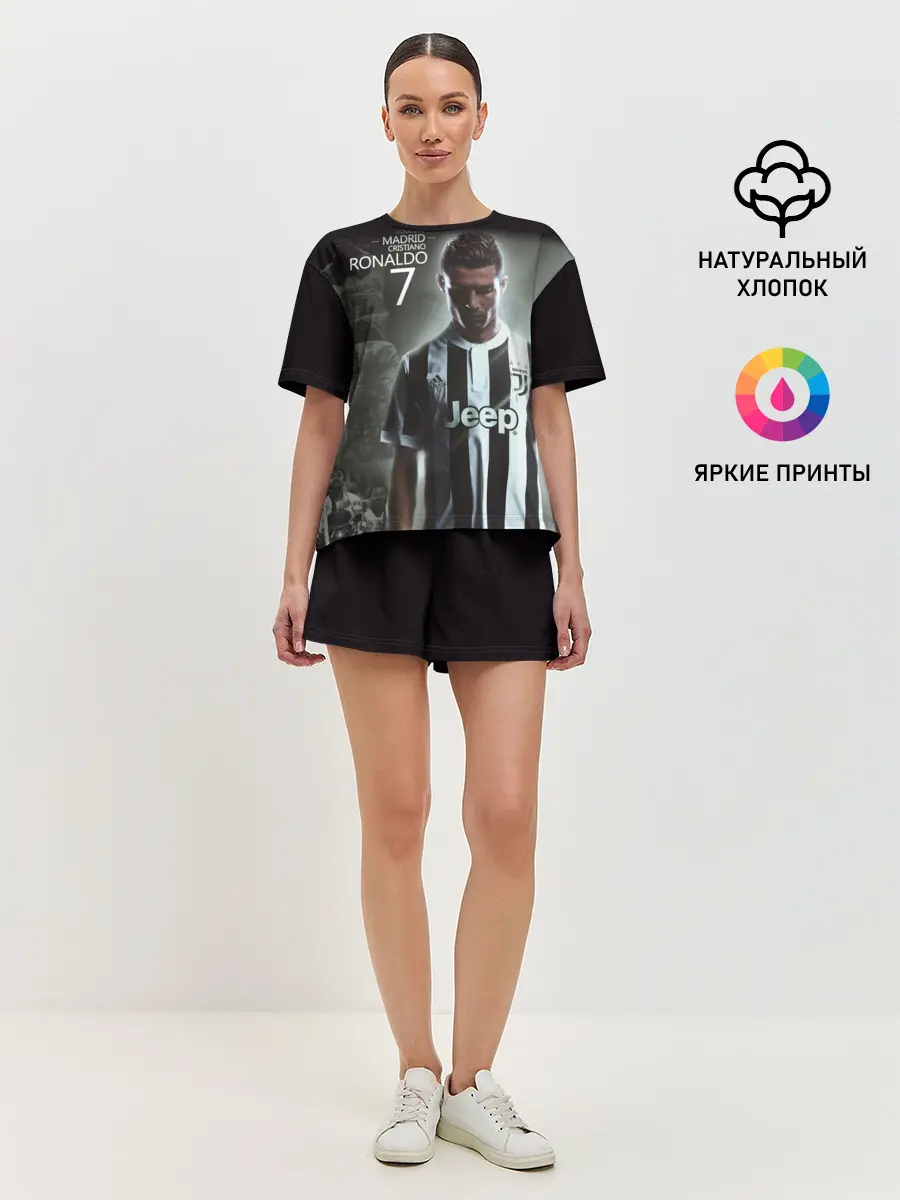 Женская пижама с шортами / RONALDO JUVE SPORT