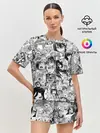 Женская пижама с шортами / АХЕГАО ЛИЦА | AHEGAO FACES