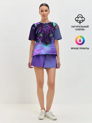 Женская пижама с шортами / Киса