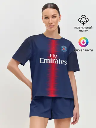 Женская пижама с шортами / Mbappe home 18-19