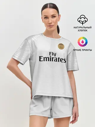Женская пижама с шортами / Mbappe away 18-19