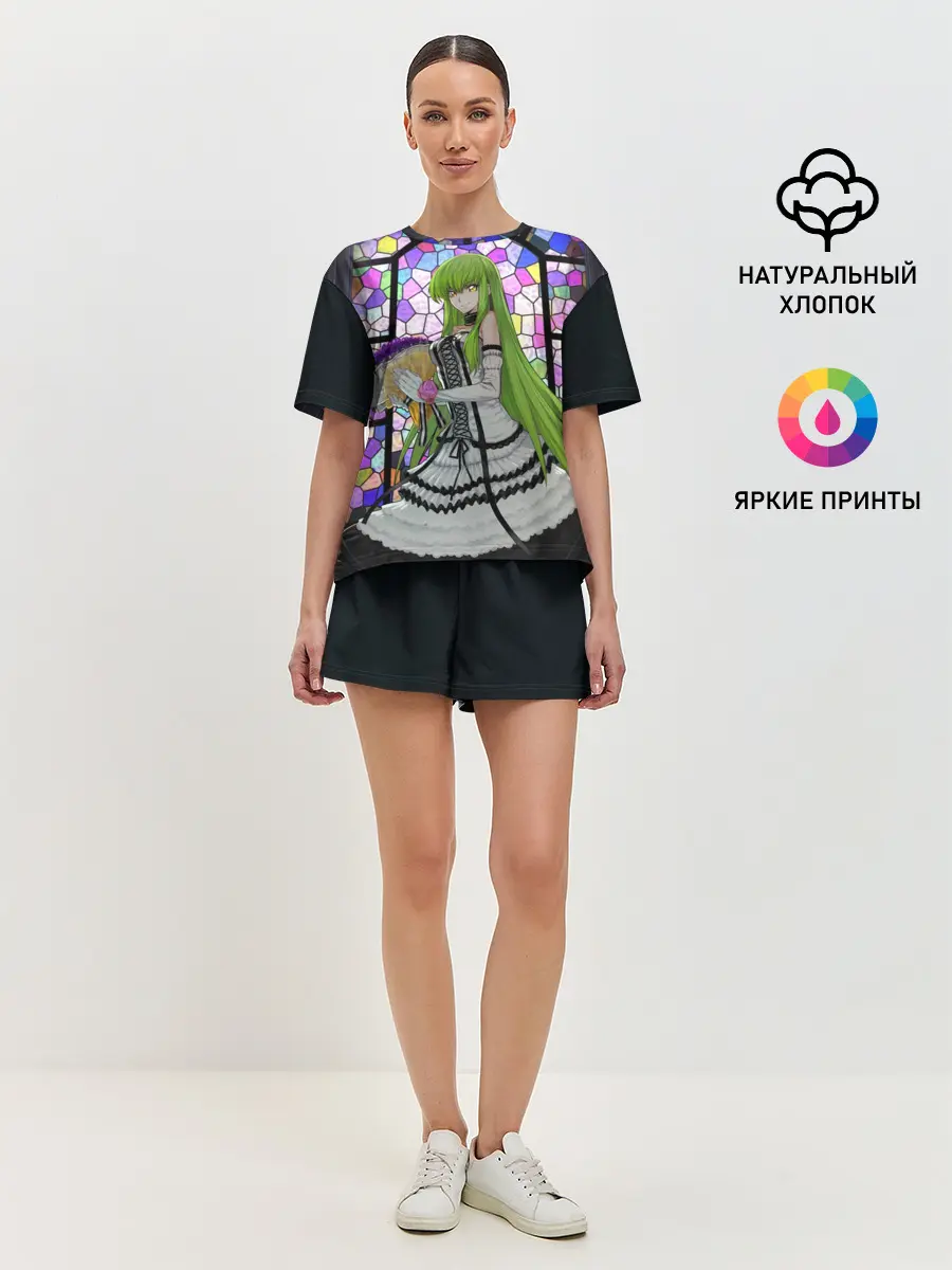 Женская пижама с шортами / Код Гиас