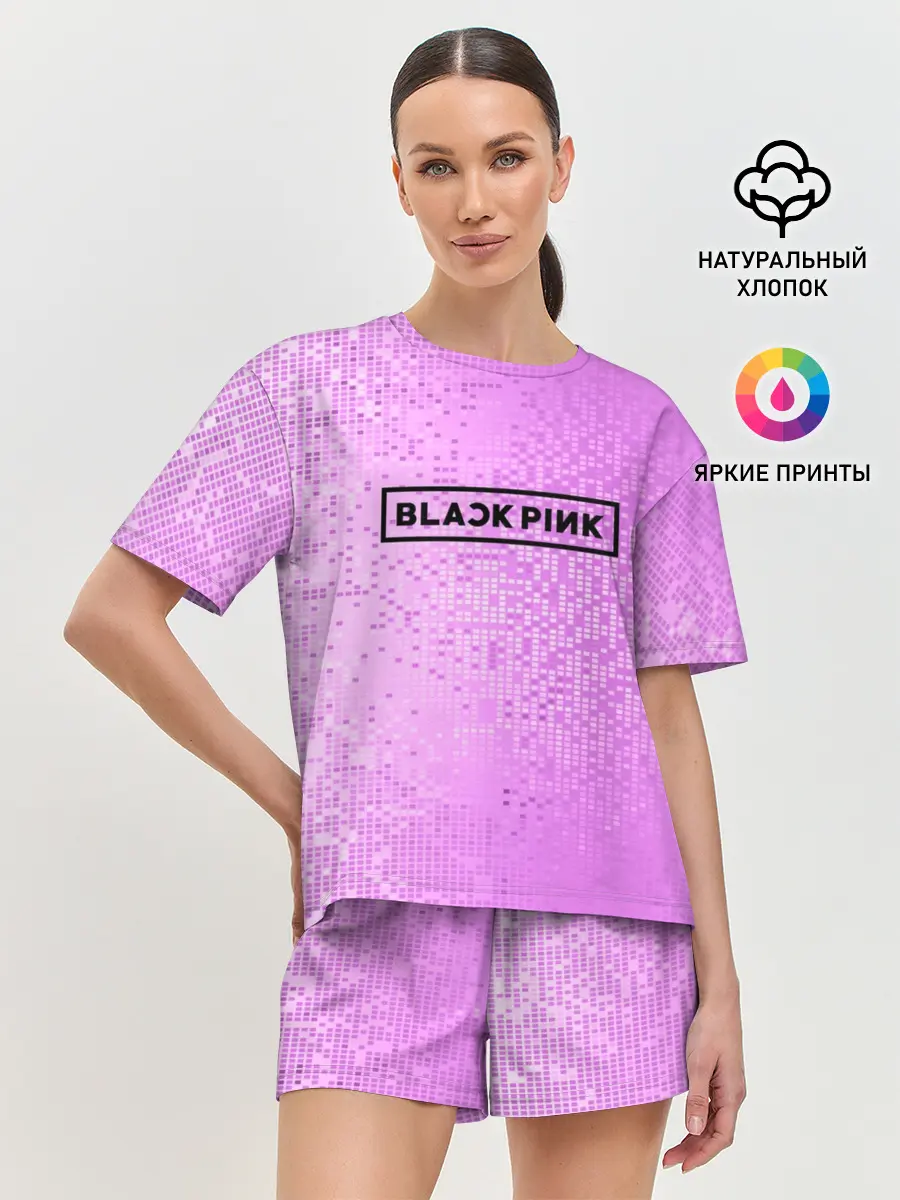 Женская пижама с шортами / BlackPink