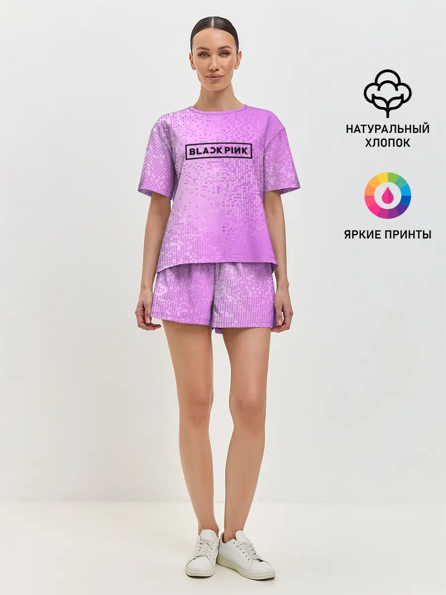 Женская пижама с шортами / BlackPink