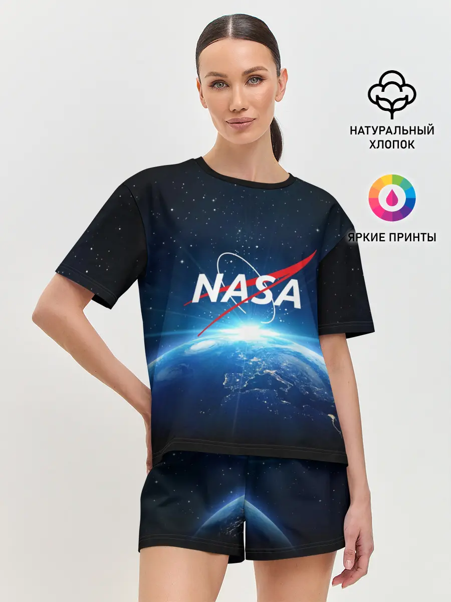 Женская пижама с шортами / NASA