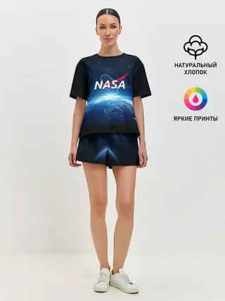 Женская пижама с шортами / NASA