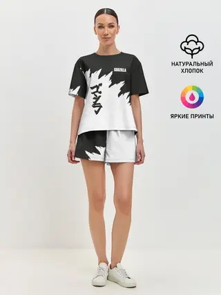 Женская пижама с шортами / GODZILLA | ГОДЗИЛЛА