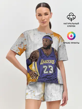 Женская пижама с шортами / Леброн Джеймс