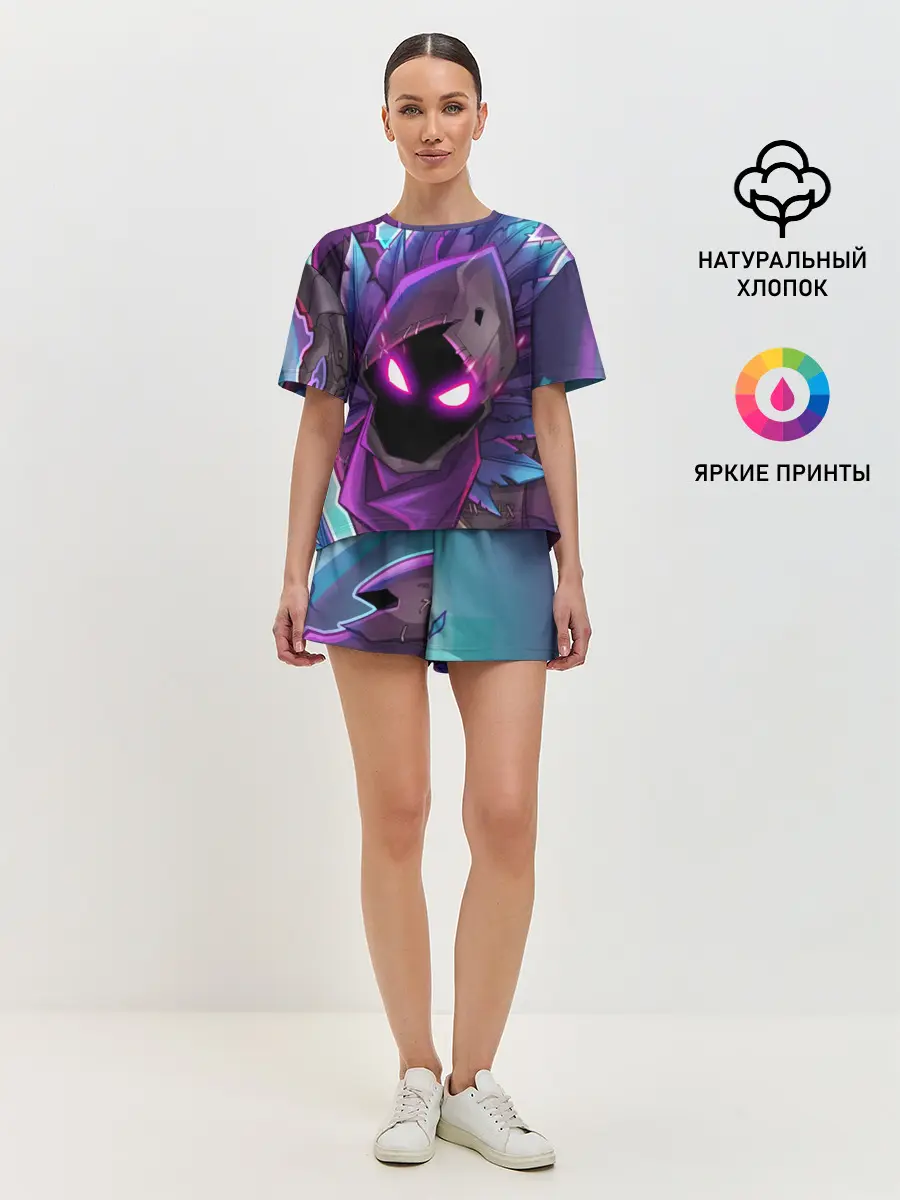 Женская пижама с шортами / FORTNITE RAVEN | ФОРТНАЙТ ВОРОН