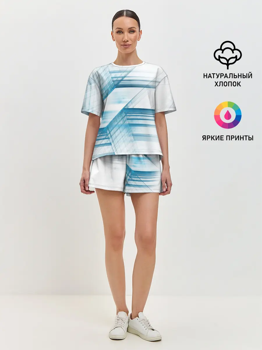 Женская пижама с шортами / STRIPES