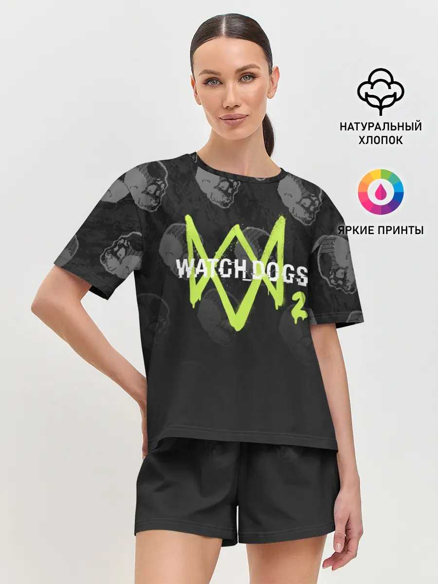 Женская пижама с шортами / WATCH DOGS 2