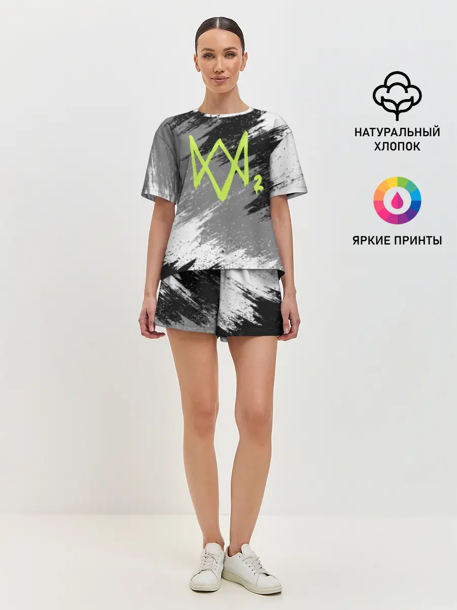 Женская пижама с шортами / WATCH DOGS 2