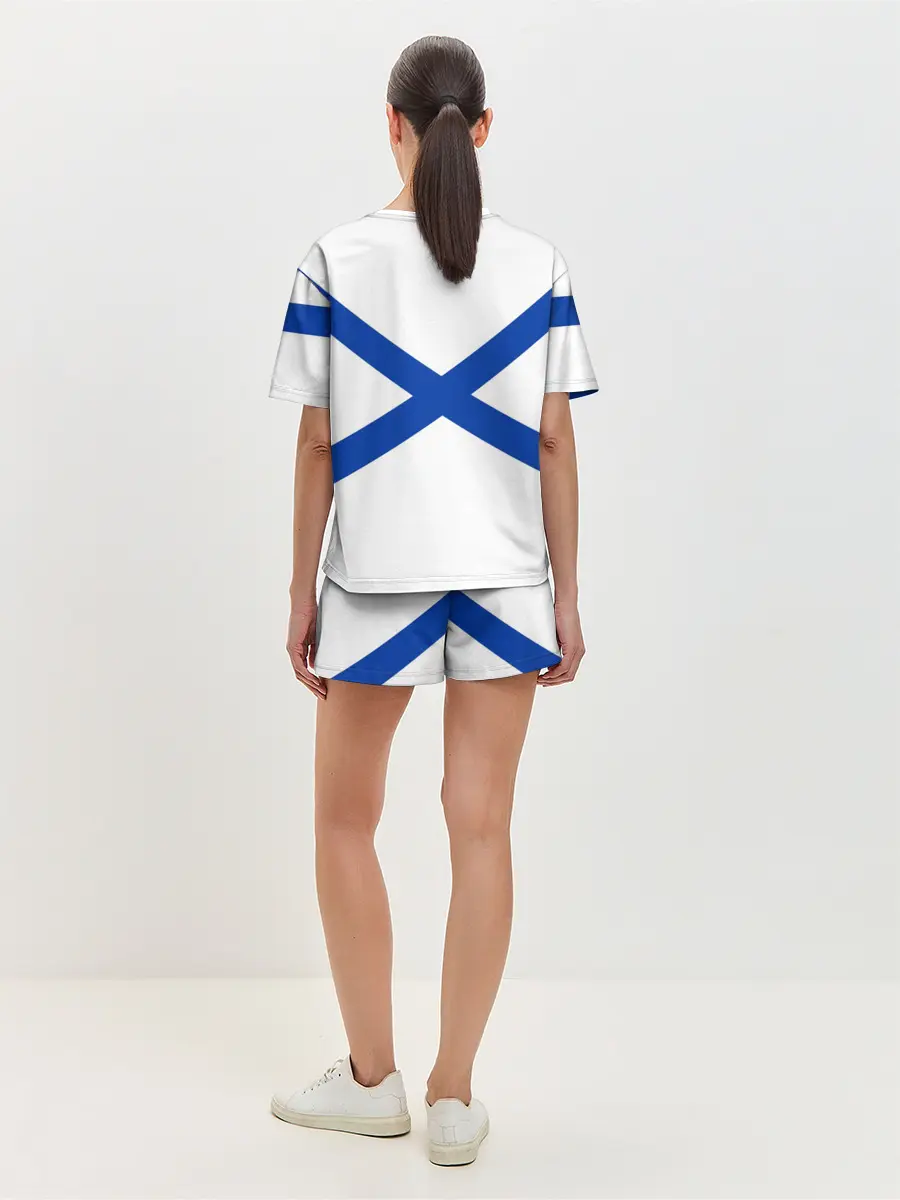 Женская пижама с шортами / ВМФ