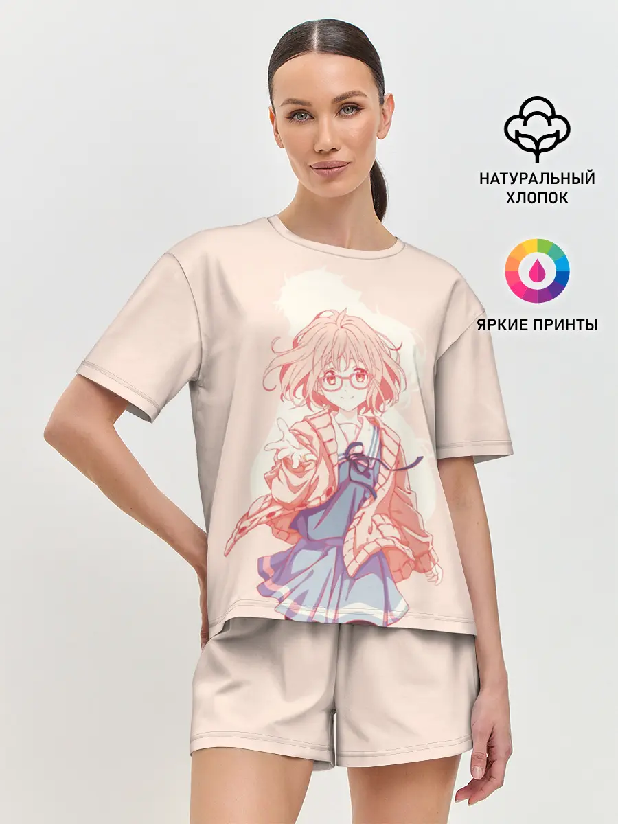 Женская пижама с шортами / За Гранью