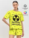 Женская пижама с шортами / Imagine Dragons radioactive