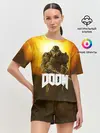 Женская пижама с шортами / DOOM 2016