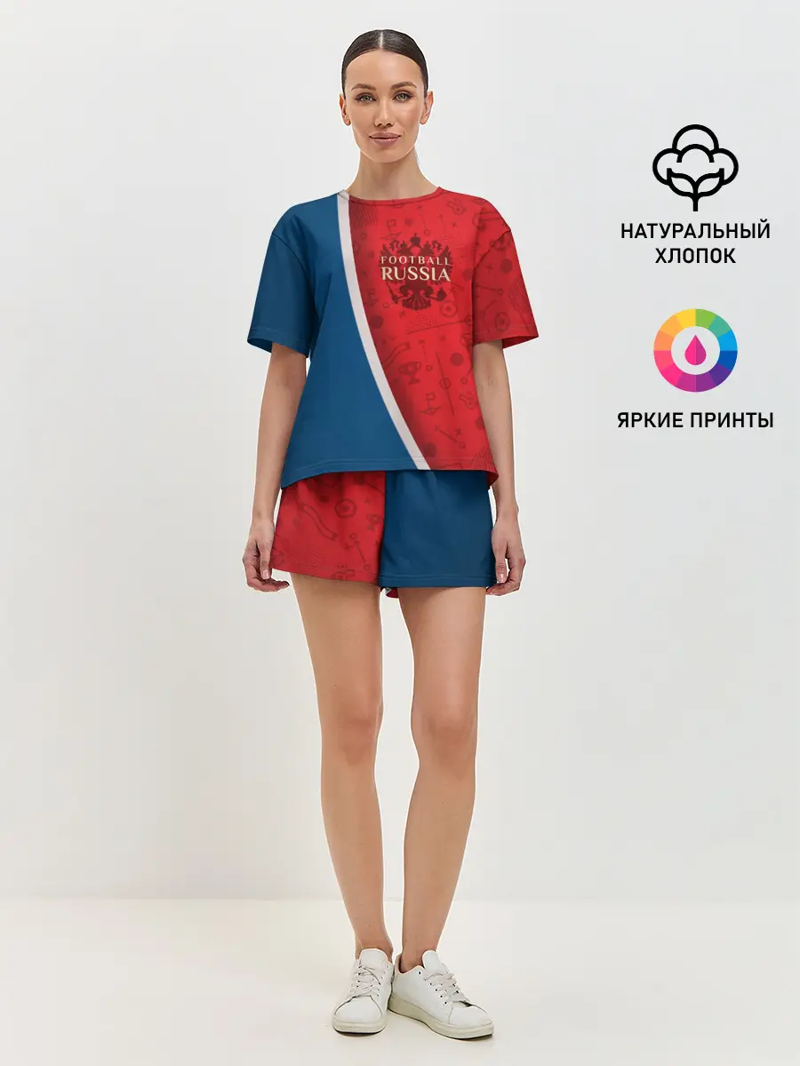 Женская пижама с шортами / Football Russia