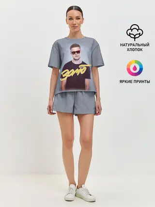 Женская пижама с шортами / Зомб