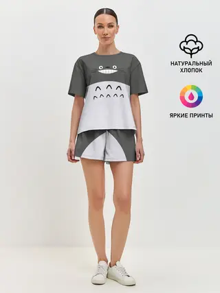 Женская пижама с шортами / Большой Тоторо