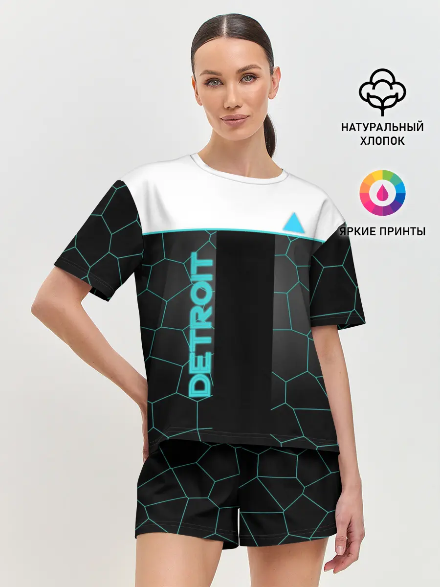 Женская пижама с шортами / DETROIT