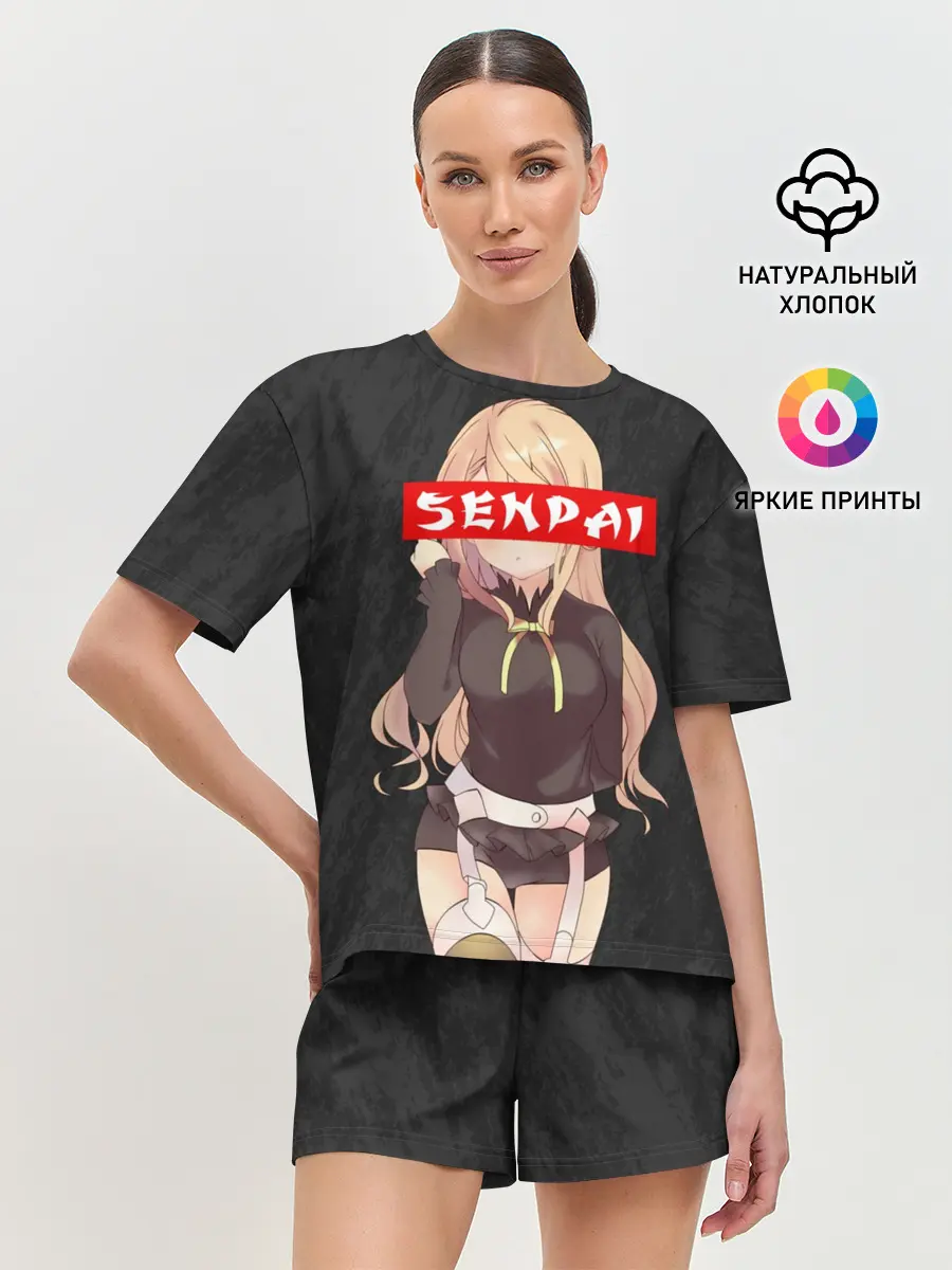 Женская пижама с шортами / SENPAI